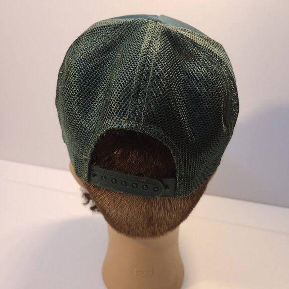 Vintage 90s Trucker Hat Kent Building Supplies Screen Printed Mesh Hat - Picture 4 of 8